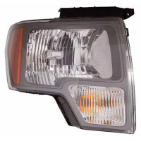 Head Lamp Passenger Side Ford F150 2010 Fx2 Model Sterling Gray Trim High Quality , FO2503297