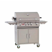 Bull Outdoor Products Bull Outdoor Products Angus 4-Burner Convertible Gas Grill with Cabinet