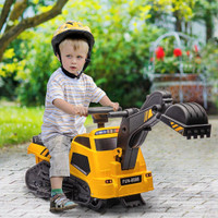 V ELECTRIC RIDE ON TRACTOR, 3 IN 1 ELECTRIC RIDE ON EXCAVATOR, BULLDOZER, ROAD ROLLER