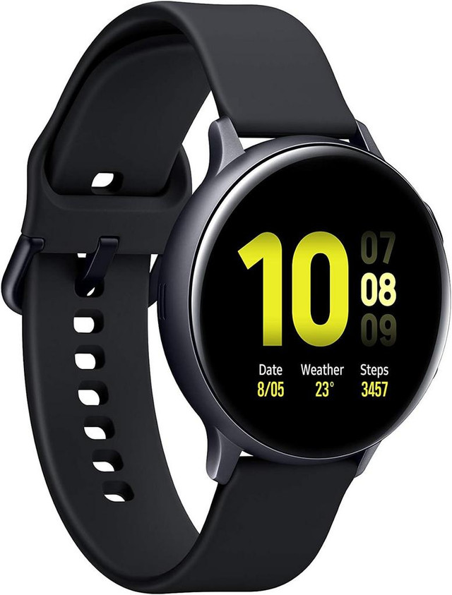 Samsung Galaxy Watch Active 2 - 44mm - Aluminum - Black - (WiFi) in Cell Phones