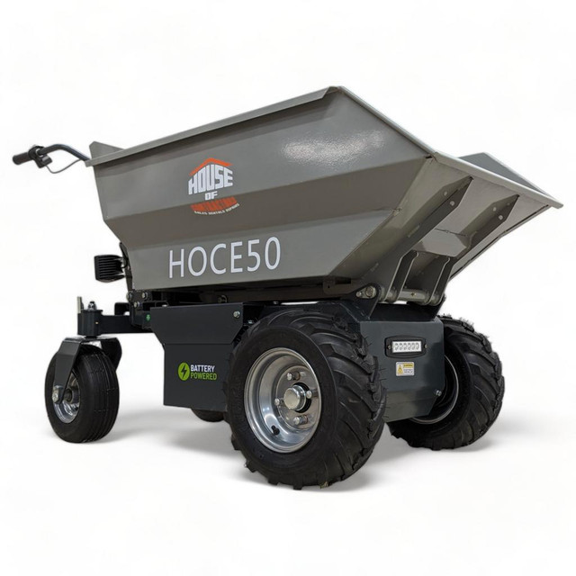 HOCE50 ELECTRIC DUMPER BUGGY ELECTRIC WHEELBARROW 500 KG 1102 LB LOAD CAPACITY + 1 YEAR WARRANTY + FREE SHIPPING in Power Tools