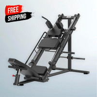 FREE SHIPPING CODE is eSPORT (VERY BEST QUALITY NEW eSPORT Commercial LEG PRESS / HACK SQUAT COMBO