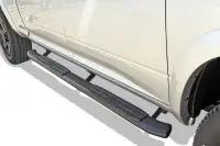 BLACKOUT Series 4 In. Oval Black Stainless Steel Step Bars | 2022-2023 Toyota Tundra Crew Max