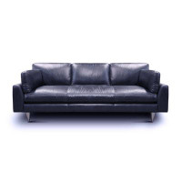17 Stories Sienna Genuine Leather Sofa