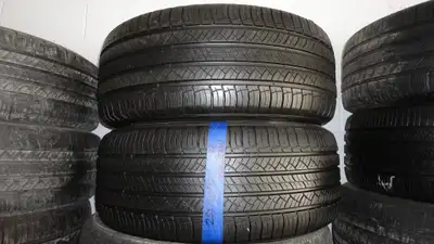 255 50 19 2 Michelin RFT Latitude Tour HP Used A/S Tires With 90% Tread Left
