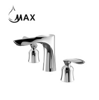 Two Handle Widespread Bathroom Faucet Chrome