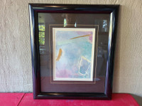 ONLINE AUCTION: Watercolor With Paint Overlays