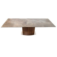 VVR Homes Basilio Extendable Dining Table With Ceramic Top