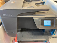 HP OfficeJet Pro 8710 All-in-One Used Printer with Print Copy Scan Fax, Working very Good Condition, Price  $180.00