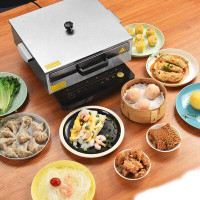 WeChef 1 Layer Rice Noodle Roll Steamer Machine Stainless Steel Extra Tray Cheung Fun Cantonese Dim Sum Steamer