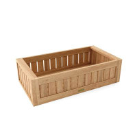 Anderson Teak Straight Modular Solid Wood Planter Box
