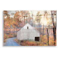 August Grove August Grove® ''Fall At The Barn'' By Lori Deiter, Acrylic Glass Wall Art