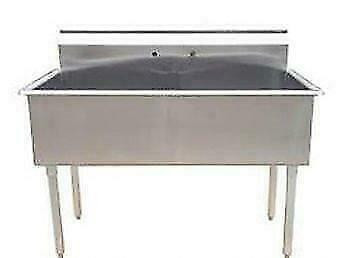 GRANDE CUVE STAINLESS 24x48 - Evier commercial sink acier inoxidable bassin animalerie lavage usine in Other Business & Industrial in Québec