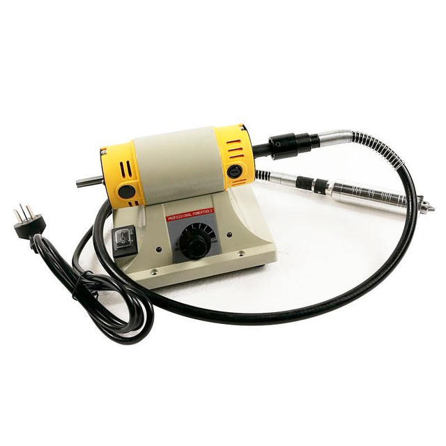 Used Electric Chisel Carving Tools Machine Carving Woodworking 220V Yellow 202110 in Other Business & Industrial in Toronto (GTA) - Image 2