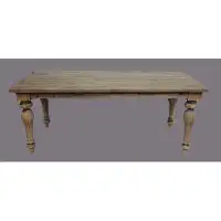 One Allium Way Pine Solid Wood Dining Table