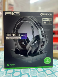 RIG 800 Pro HX Wireless Over-Ear Gaming Headset For Xbox One & Xbox Series X/S - Black - BNIB @MAAS_WIRELESS