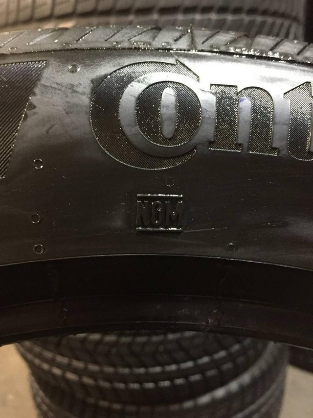 19 in TESLA OEM STAGGERED SET OF 4 USED ALL SEASON TIRES 255/45R19 285/40R19 CONTINENTAL PROCONTACT RX T1 NOM TREAD 85% in Tires & Rims in Ontario - Image 4