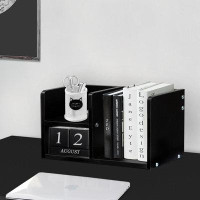 MASAKA B&W Desk Organizer Storage Shelf Black Simple Design