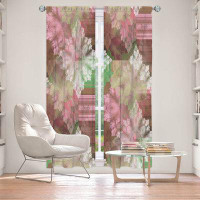 East Urban Home Lined Window Curtains 2-panel Set for Window Size by Pam Amos - Crystal in Pink