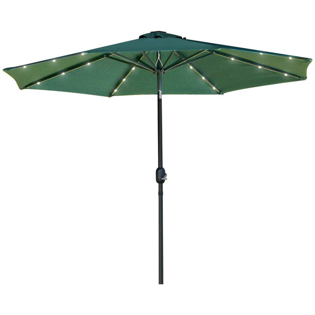 Patio Umbrella 8.8' x 8.8' x 7.8' Green in Patio & Garden Furniture - Image 2
