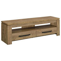Millwood Pines Elkton 2-drawer Engineered Wood 59" TV Stand Mango