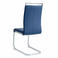 Orren Ellis Dilhan Metal Side Chair in Blue