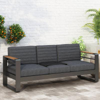 Latitude Run® 3 Seater Comfy Couch, Upholstered Sofa