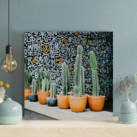 Foundry Select Green Cactus Plants 18 - Wrapped Canvas Painting