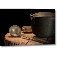 Winston Porter Dutch Oven and Ladle by C. Thomas McNemar - Wrapped Canvas Photograph Print