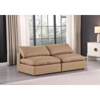 Meridian Furniture USA 80'' Vegan Leather Sofa
