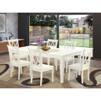 August Grove Kowal Extendable Rubberwood Solid Wood Dining Set
