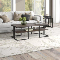 Everly Quinn Firkins Frame Coffee Table with Storage