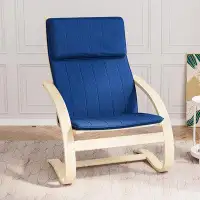 Wrought Studio Elishea Arc-shaped Rocking Chair with Ergonomic Design