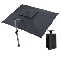 Arlmont & Co. Gira 13' x 10' Rectangular Cantilever Umbrella