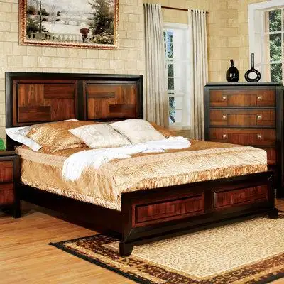 Red Barrel Studio Transitional Queen Size Bed With Headboard And Footboard, Bedframe