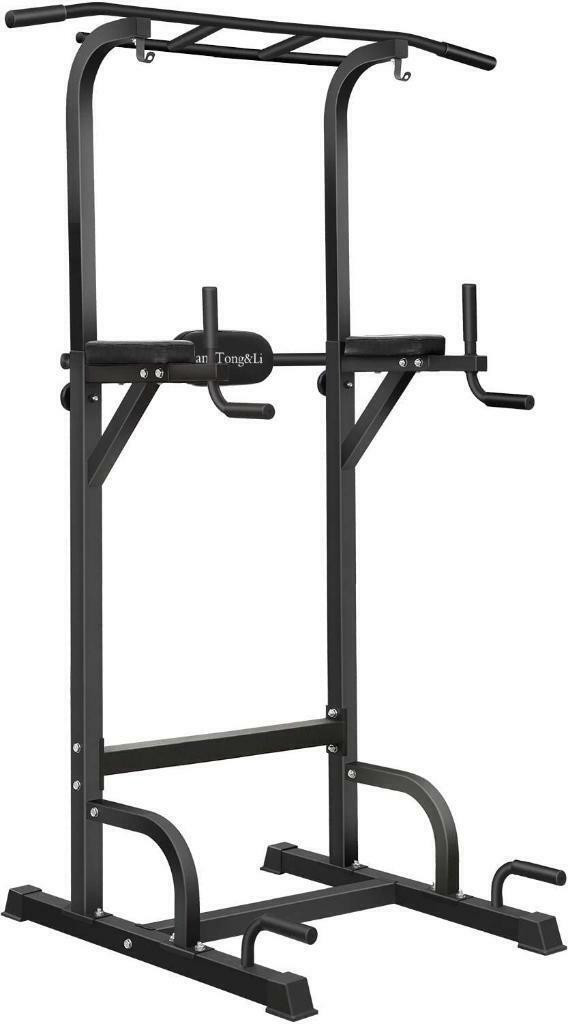 FAST, FREE Delivery! BangTong&Li Power Tower Workout Pull Up & Dip Station Adjustable Multi-Function Home Gym Equipment in Exercise Equipment - Image 2