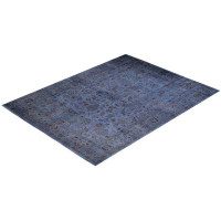 The Twillery Co. Hand Knotted Wool Contemporary Haydon Grey Area Rug 9' 3" x 12' 2"