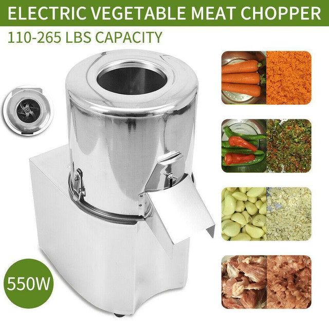 Commercial Electric Vegetable Chopper Grinder Food Machine - BRAND NEW  - FREE SHIPPING in Other Business & Industrial