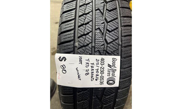 215/70/16 - Single (1) Used Winter Tire . (Stock#4540) in Tires & Rims in Alberta - Image 3