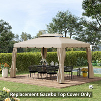 Replacement Canopy Top 400 L x 300 W cm Beige