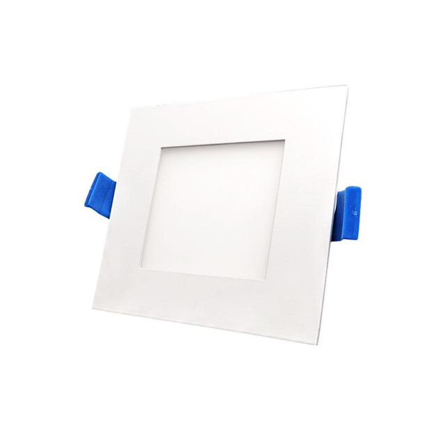 DawnRay 4 inch Square White Slim LED Panel in Indoor Lighting & Fans - Image 4