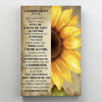 Trinx A Hairdressers Prayer - 1 Piece Rectangle Graphic Art Print On Wrapped Canvas