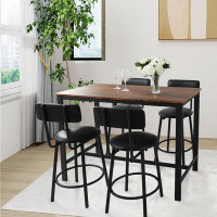 17 Stories 4-Person Bar Height Dining Set