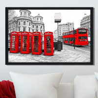 Picture Perfect International "London Red Bus" Framed Photographic Print