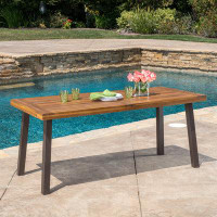 Union Rustic Kapor Wooden Coffee Table