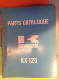 1974 1975 Kawasaki KX125 KX125-A3 Parts Catalogue