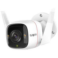 TP-Link Tapo Wired Weatherproof Outdoor 2K 4MP QHD Security Camera - White