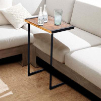 17 Stories Wood Sofa Side End Table