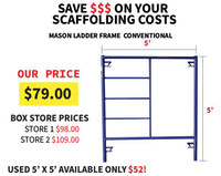 Scaffolding 5ft x 5ft Ladder Frame - SALE - Save Money