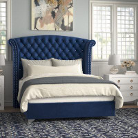 Willa Arlo™ Interiors Orton Upholstered Low Profile Panel Bed